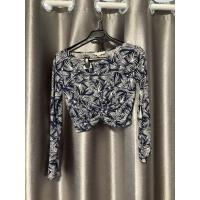 ราคา เสื้อครอป แขนยาว ป้าย forever 21 #มือสอง (5751369340)