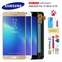 ราคา สําหรับ Samsung Galaxy J7 2016 J710 LCD Touch Screen Digitizer Assembly Digitizer Samsung J710 เปลี่ยนหน้าจอ (40009659653)