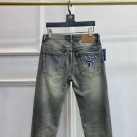 ราคา PRADA3961 กางเกงยีนส์สไตล์ใหม่ผู้ชายยืดทรงสลิมฟิต (57204106403)