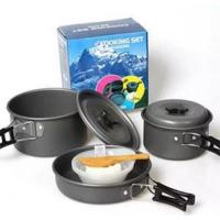 ราคา DS-500 / SY-500 ชุดหม้อสนามแคมป์ปิ้งสำหรับ5-6คน(ชุดใหญ่) DS-500/SY500 Outdoor Camping Cooking Set (9002754765)