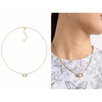 ราคา ของแท้ 【DIOR】 2025 สร้อยคอ Petite CD Jolie รุ่นใหม่ (41804304090)