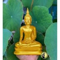 ราคา พระพุทธรูป พิมษ์สุโขทัย สีทองอร่าม ปางสะดุ้งมาร ปางมารวิชัย หน้าตัก 5 นิ้ว พระบูชา องค์สวยคมชัด (10004643052)