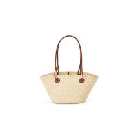 ราคา European Direct Mail LOEWE/LOEWE bsket Series Palm Calfskin Basket Bag กระเป๋าสะพายไหล่ขนาดเล็ก (50502678947)