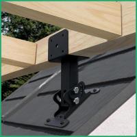 ราคา หลังคา Riser สนับสนุนวงเล็บ Heavy-Duty ยึด Pergola หลังคา Riser Beam Bracket สําหรับ Patio Porch Courtyard imadvn (44954935441)