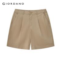 ราคา GIORDANO WOMEN Womens Stretchable High เอว Relax Cool Shorts 0 05405217 (27137523091)