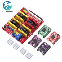 ราคา Cnc Shield V3 เครื่องแกะสลัก / เครื่องพิมพ์ 3D / + 4 ชิ้น A4988 DRV8825 AT2100 Stepper Motor Driver บอร์ดขยายสําหรับ Arduino UNO (28573482646)