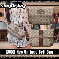 ราคา กุชชี่GUCCI Neo Vintage GG Supreme Belt Bag กระเป๋าคาดเอว #Simple bag (24789750331)