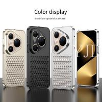 ราคา YJD สําหรับ Huawei Pura 80 Ultra 80Pro 80Pro + กรอบโลหะโลหะ Hollow Backboard การกระจายความร้อน Anti-Drop เคสโทรศัพท์ (48152459054)