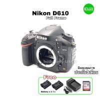 ราคา Nikon D610 Full Frame Pro DSLR camera body Used มือสองคุณภาพประกันสูง3เดือน (42007878073)