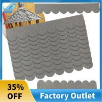 ราคา Superb Self-Adhesive Roofing Felt Shingles 21 ชิ้น Mini Roof Shingles สําหรับบ้านนกสําหรับ Nesting Box (56654657064)