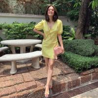 ราคา Used once like new เดรสเหลือง Zara แบบคุณเอมี่ (2407809180)