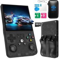 ราคา R36MAX Retro เกมคอนโซลมือถือ 64G ในตัว 18000 + เกมคลาสสิก, แบบพกพามือถือเปิดแหล่ง Linux ระบบ 4.0-in 4k HD หน้าจอ IPS เครื่องเล่นวิดีโอ (40255422990)