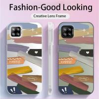 ราคา สําหรับ Samsung Galaxy Galaxy A12 4G-Samsung A12 5G, ส่วนบุคคลสายรุ้ง, คุณภาพสูง matte anti drop เคสโทรศัพท์ IMD (24993294364)