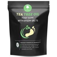 ราคา Tea Tree Oil Foot Soak with Epsom Salt - Pedicure Foot Spa สําหรับการรักษาเชื้อราเล็บเท้า, การเปลี่ยนสี, กลิ่นเท้าดื้อรั้นและอาการคัน -16 ออนซ์ (45253177082)