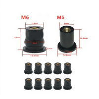 ราคา น๊อตยางกันกระแทก 10 ชิ้น บูทชิว ยางน๊อตชิวAerox,Nmax,Xmax บูทชิลด์บังลม (53750285753)