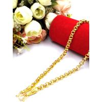 ราคา jewelryshop365 K508 สร้อยคอลายผ่าหวาย หนัก 3 บาท ยาว 24 นิ้ว งานเคลือบแก้ว ทองโคลนนิ่งเหมือนแท้ (10787563079)