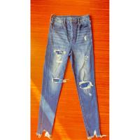 ราคา กางเกงยีนส์ขาด m สีเข้ม American eagle แท้ (25289529007)