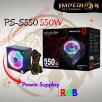 ราคา พาวเวอร์ซัพพลาย CPU RGB Imperion - PS-S550 550W - พาวเวอร์ซัพพลาย RGB PSU (46154841781)