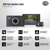 ราคา กล้อง HELLA DR 760 Dash | 2CH หน้า/หลัง FHD 1080P | หน้าจอสัมผัส LCD 3.5" (51604911248)