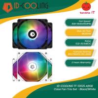 ราคา ID-COOLING TF-12025 ARGB Case Fan Trio Set - สีดํา/ขาว (18780254448)