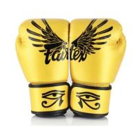 ราคา Fairtex Real Leather Boxing Gloves BGV1 Falcon Limited Edition Gold กล่อง Falcon หมด No Falcon Box (29213398789)