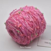 ราคา ไหมพรมแฟนซี สีชมพู ไหมพรม ไหมถัก ปอมปอม ไหมพรมถัก ไหมแฟนซี ด้ายไหมพรม ไหมพรมฟู chunky yarn crochet (54802220046)