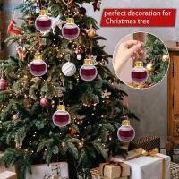 ราคา Christmas Transparent Bottle Pendant for Filling Wine Beverage Ornaments (27964898128)