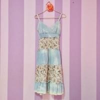 ราคา เดรสยีนส์ระบาย ใส่คลุมท้องได้มือ2 (1320287423)