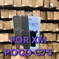 ราคา ตรงรุ่นPOCO C75 ฟิล์มกระจกกันเสือกเต็มจอ ฟิล์มเต็มจอขอบดำ Full Glue ขอบดำกันเสือก กันคนมอง กันรอยกันกระแทก ส่งจากไทย (43151275176)