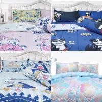 ราคา ผ้าปูที่นอน ผ้านวม SANRIO ลิขสิทธิ์ของแท้100% พร้อมส่งSANRIO (575817213)