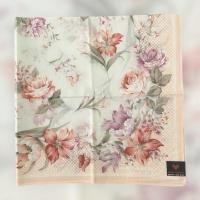 ราคา Mario Valentino ผ้าเช็ดหน้าแบรนด์ ลายดอกไม้ทั้งผืน (43403235556)