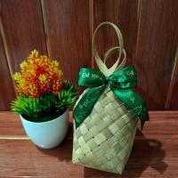 ราคา (15 ชิ้น) กระเป๋าสานไม้ไผ่ขนาดเล็ก 8x8 / Ramadan & Eid Hampers กระเป๋าของที่ระลึก 2026 (44955386655)