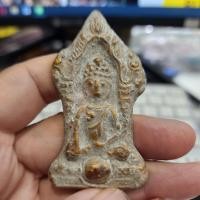 ราคา พระดอยไซซุ้มนาคเนื้อชินทอง ติดเม็ดพระธาตุ กรุดอยไซ (43967892793)