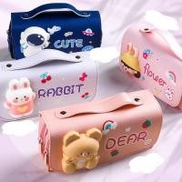 ราคา พร้อมส่งกล่องดินสอ กระเป๋าดินสอหูหิ้วลายนูน3Dลายการ์ตูนบีบได้น่ารัก จุเยอะ (19155204557)