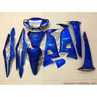 ราคา ชุดสี WAVE 100 S 2005 U BOX สี น้ำเงิน เฟรมรถ กรอบรถ แฟริ่ง Honda เวฟ 100s 2005 (19061768140)