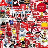 ราคา 50 ชิ้นสติ๊กเกอร์แฟชั่น Supreme สำหรับโน้ตบุ๊ค เคสโทรศัพท์ หมวกกันน็อก (27341066952)