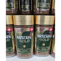 ราคา ❤️ไม่แท้คืนเงิน❤️Nescafe Gold All’italiana เนสกาแฟโกลด์ ออลอิตาเลียน่า กาแฟสำเร็จรูป ขนาด 200g. (29543561794)