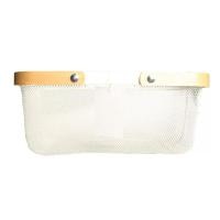 ราคา HOMEHAP ตะกร้าลวดหูหิ้วอเนกประสงค์ สีขาว ตะกร้าล้างผัก ตะกร้า ตะกร้าจ่ายตลาด (17492454115)