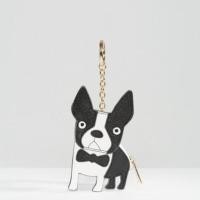 ราคา ASOS Boston Terrier Coin Purse Bag Charm Key Ring (56950835426)