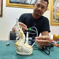 ราคา องค์พญานาค ปั้มน้ำ ชุดปรับเร่งความแรงของน้ำ ทำ ตั้งพญานาคพ่นน้ำ ใน อ่าง โอ่ง บ่อ พญานาคสีขาว (27807433292)