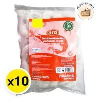 ราคา Aro เอโร่ กุ้งขาวแช่แข็งไม่ปอกเปลือกผ่าหลังไว้หาง (28-35 ตัว) 1 กก. x 10 (ส่งแช่แข็ง) กุ้งขาวแช่เย็น กุ้งผ่าหลัง กุ้งไว้ (25588227506)