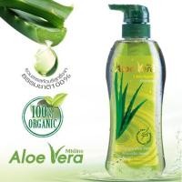 ราคา Mistine Aloe Vera (Rich-Organic) shampoo 400 ml. มิสทีน อโล เวร่า (ริช-ออร์แกนิค) แชมพูสระผม ยาสระผม (2297071562)