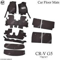 ราคา พรมรถ CRV G5 ปี17-19 (รุ่น7ที่นั่ง✅) พรมรถยนต์ 6D (สำหรับ HONDA - CR-V (G5) ปี2017-2018) *[เต็มคัน] (2362943828)