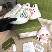 ราคา ❤️Use VeryVeryLike New Women's Rhyton Glitter Gucci sneaker ShopThai ปี2023 เดือน12 Size339 วัดซอฟ 24.5-25CM (24241305422)
