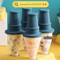 ราคา [สินค้าพร้อมส่งจากไทย] ที่ทำไอศครีม ที่ทำไอติม DIY ที่ทำน้ำแข็งแบบแท่ง 1 ชุดมีที่ทำ4ชิ้น ยกชุดไปเลย 119บาท (16588149665)