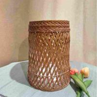 ราคา ฝาครอบ โคมไฟ ทำจาก ต้นจาก 100% ทรงกระบอก (22488537879)