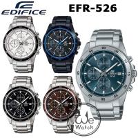 ราคา CASIO Edifice รุ่น EFR-526 นาฬิกาผู้ชาย Chronograph ประกัน CMG 1ปี EFR EFR526 EFR526D EFR526BK (1788259226)