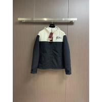 ราคา เสื้อแจ็คเก็ตฮู้ดดี้GUCCI สไตล์Color-Blocking ทำจากผ้านวม (50204582111)