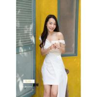 ราคา เดรสค็อกเทล เดรสสั้นแหวกอก (10317629429)