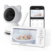 ราคา Wifi Baby Monitor Babyphone วิดีโอเด็กกล้อง Bebe Nanny Hd 5 นิ้ว Lcd โทรศัพท์มือถือ App ควบคุม Ptz Lullabies สําหรับใหม่ Bo (55254052195)
